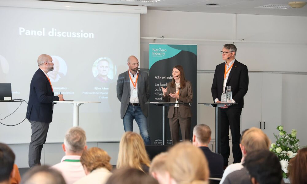 Paneldiskussion under Swedish Manufacturing Conference